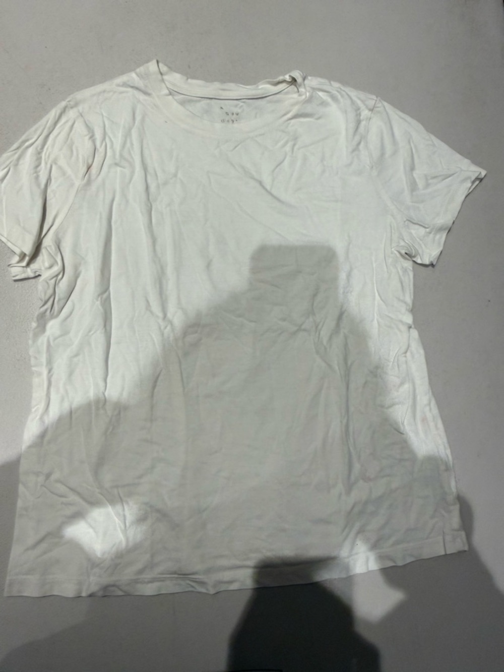 a new day White Short Sleeve Crewneck Tee